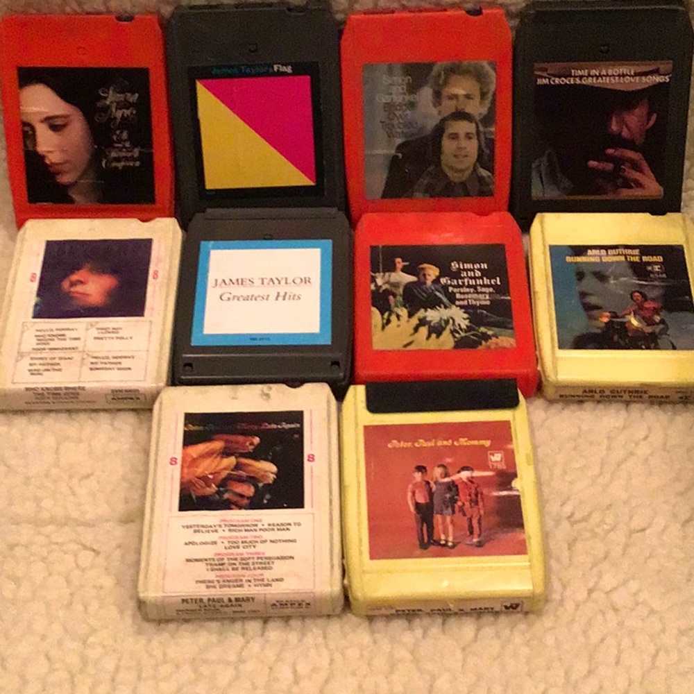 Vintage 8 tracks bundle
